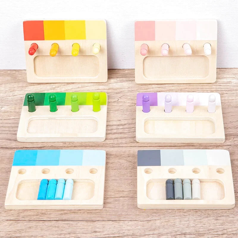 Puzzle Tri des Couleur en Bois