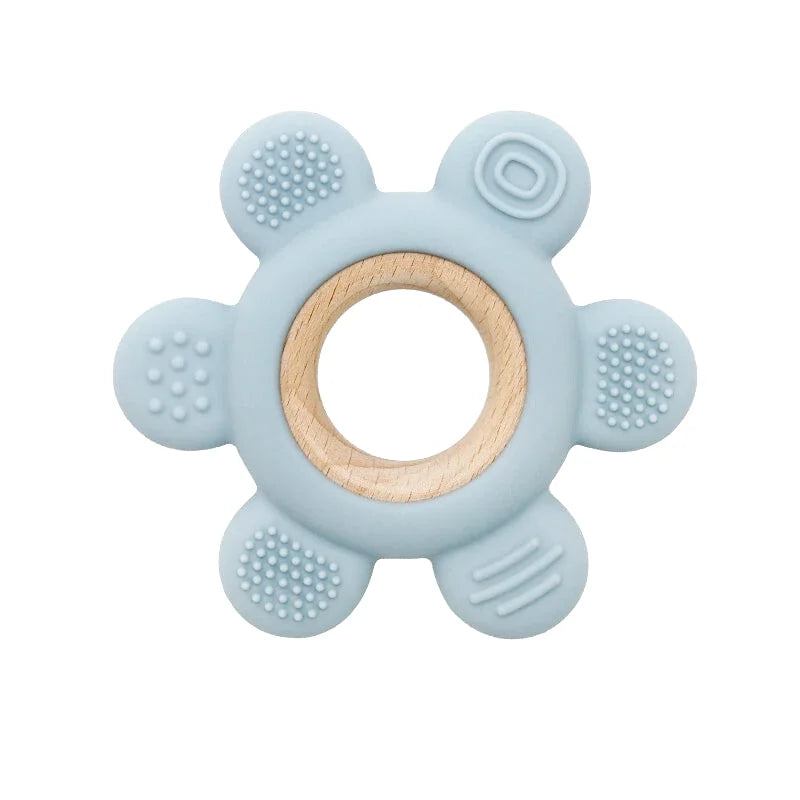 Anneaux de Dentition en Bois et Silicone