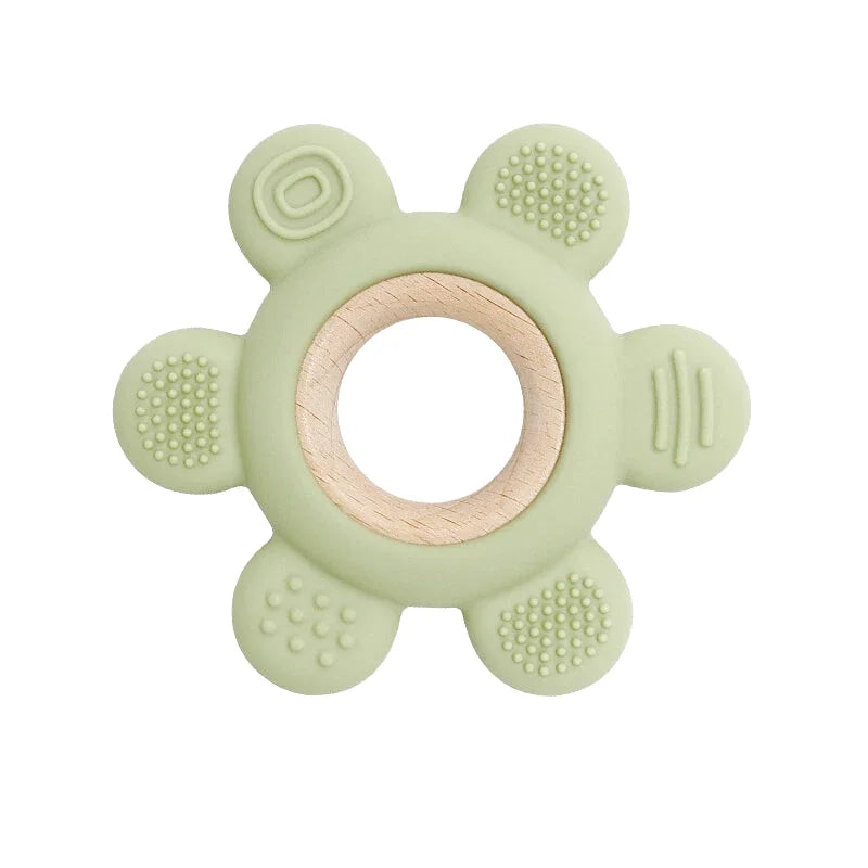 Anneaux de Dentition en Bois et Silicone