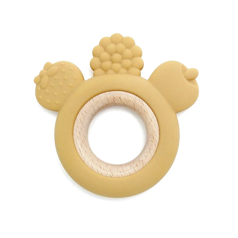 Anneaux de Dentition en Bois et Silicone