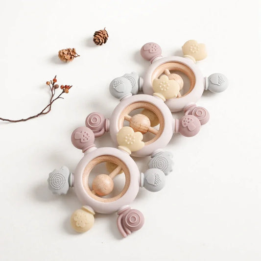 Anneaux de Dentition en Bois et Silicone