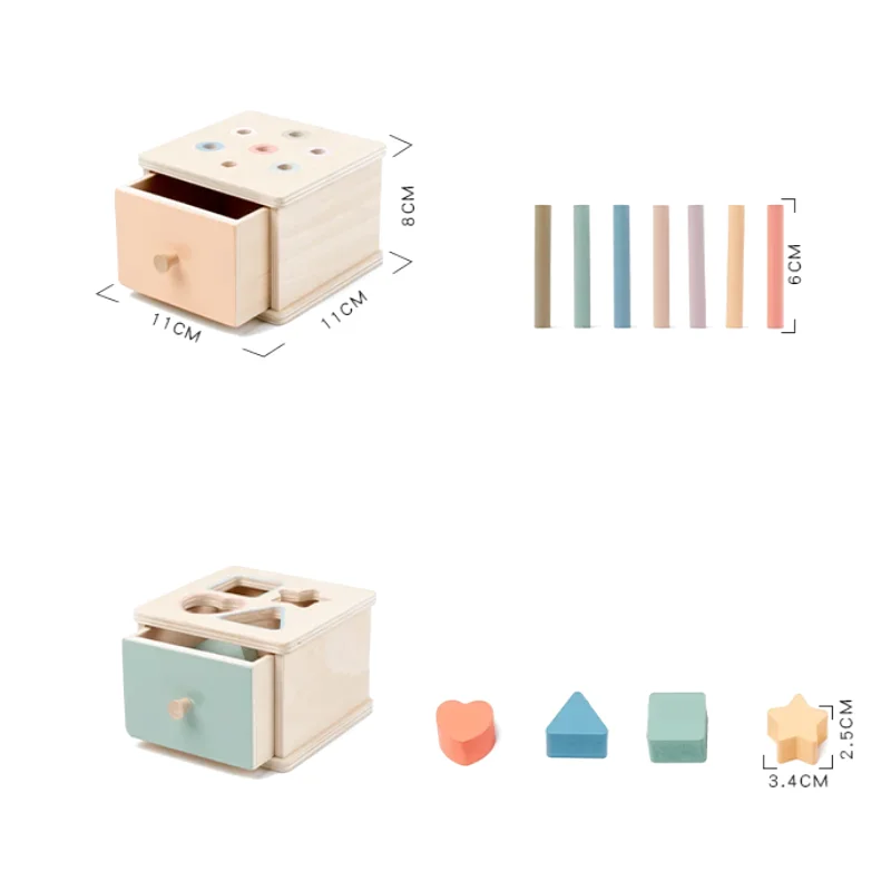 Boîte de Permanence de l'Objet - Montessori