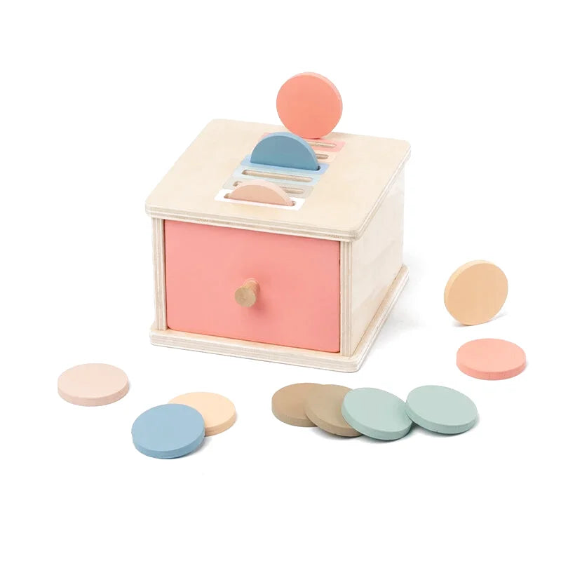 Boîte de Permanence de l'Objet - Montessori