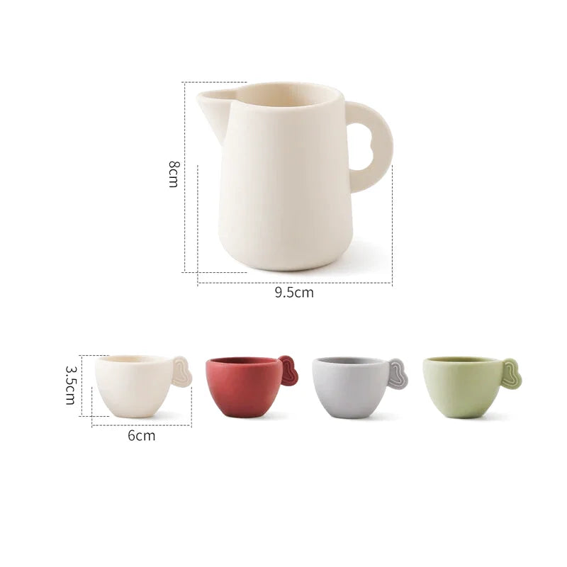 Dinette en Bois "Afternoon Tea"  - Set de 9 pièces