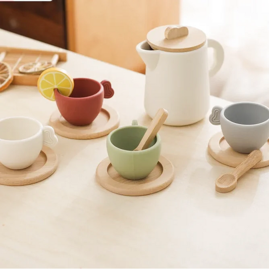 Dinette en Bois "Afternoon Tea"  - Set de 9 pièces