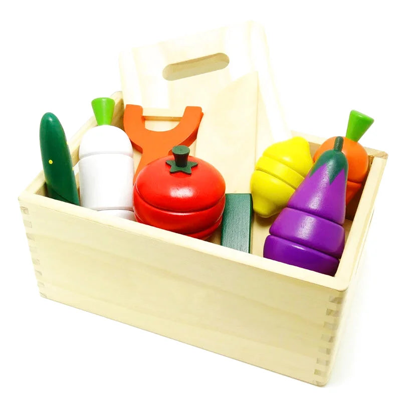 Fruits et Légumes en Bois à Découper