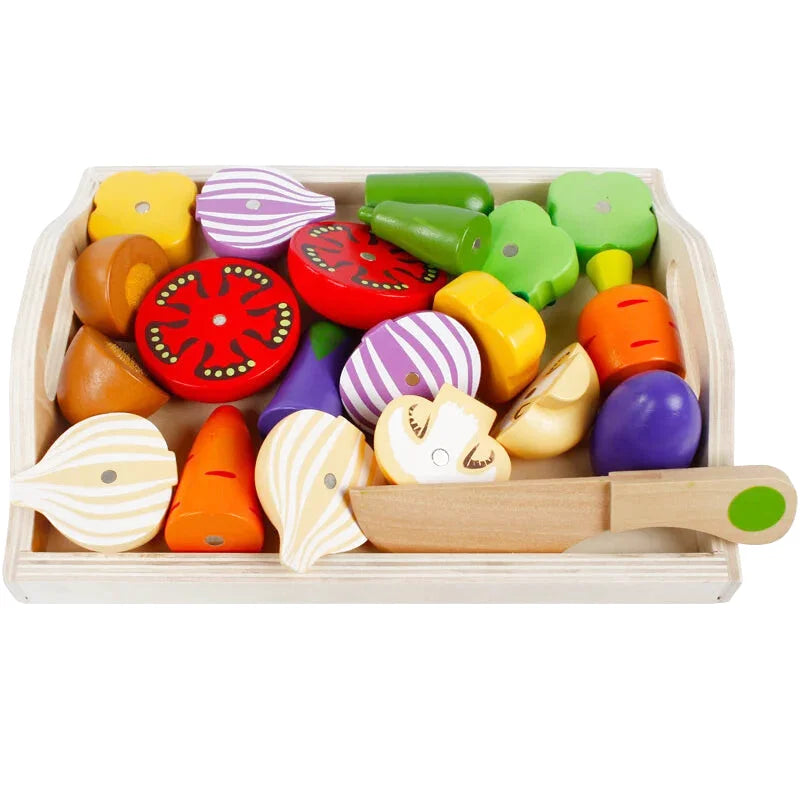 Fruits et Légumes en Bois à Découper