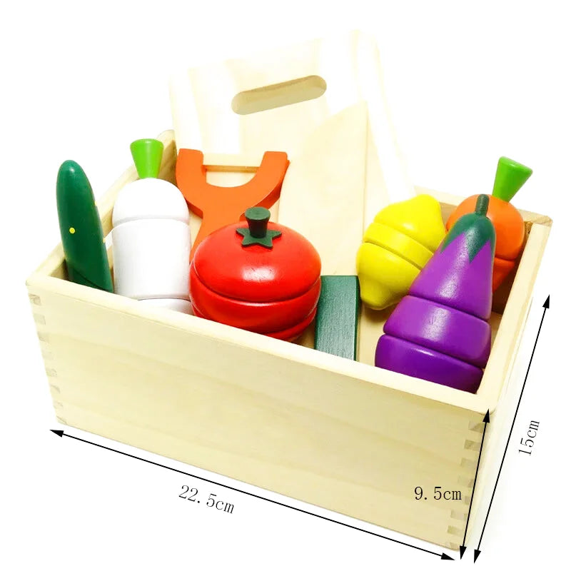 Fruits et Légumes en Bois à Découper