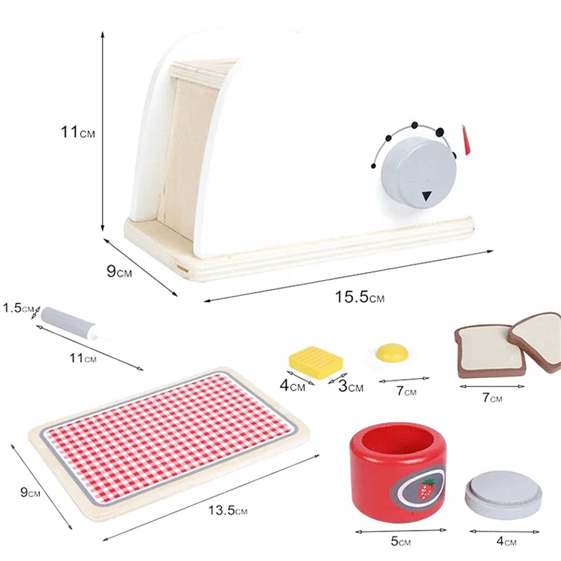Jeu de Simulation - Cuisine - Set en Bois - Différentes Varientes