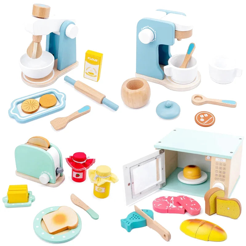 Jeu de Simulation - Cuisine - Set en Bois - Différentes Varientes