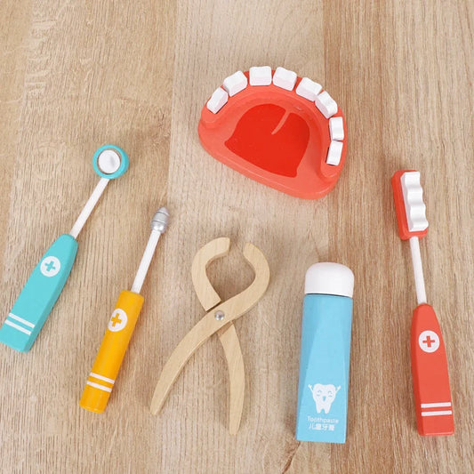 Jeu d'Imitation en Bois - Dentiste