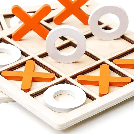 Jeu du Morpion en Bois