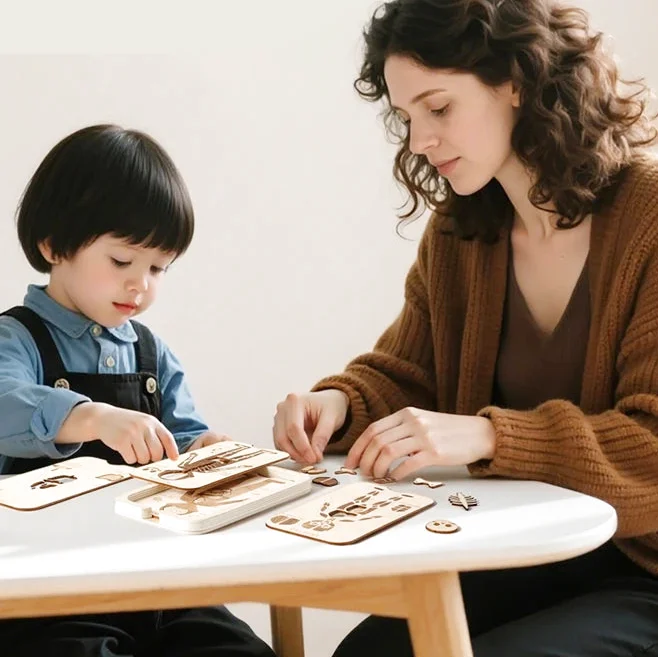 Puzzle en Bois Corps Humain