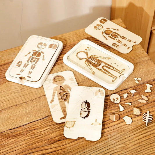 Puzzle en Bois Corps Humain