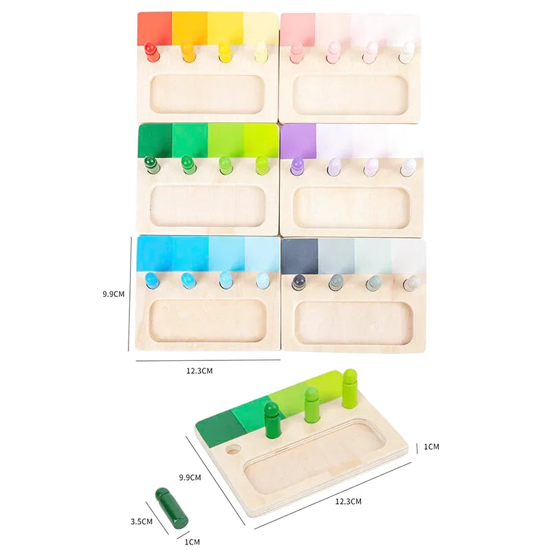 Puzzle Tri des Couleur en Bois