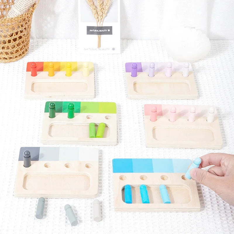 Puzzle Tri des Couleur en Bois